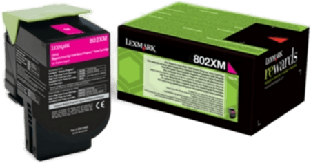 Lexmark 802XM Tonerkassett Magenta