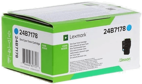 Lexmark Tonerkassett Cyan 24B7178