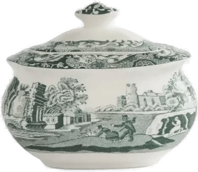 Spode Heritage Green sukkerskål 0,25 L