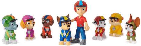 Paw Patrol Jungle Figursett