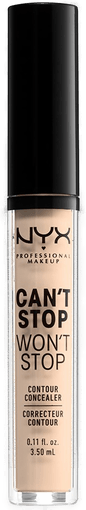 NYX Professional Makeup Can't Stop Won't Stop Concealer Light Ivory