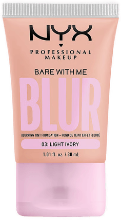 Nyx Professional Makeup Bare With Me Blur Tint Foundation 3 Light Ivory
