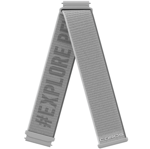 Coros Nordic Nylon Watchband 22mm - Grey