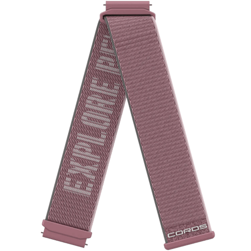 Coros Nordic Nylon Watchband 22mm Dusty Pink