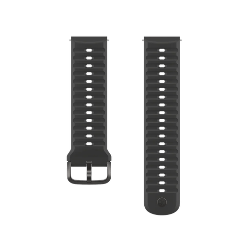 Coros Nordic Silicone Watchband 22mm Black