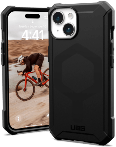 Urban Armor Gear Essential Armor MagSafe iPhone 15 svart