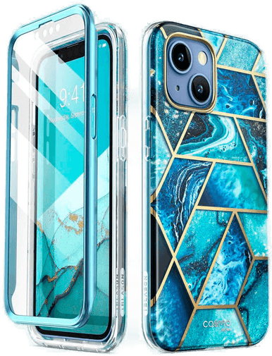 Supcase Cosmo deksel iPhone 13/14 Ocean Blue