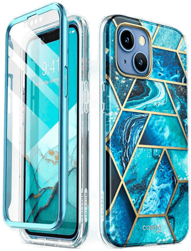 Supcase Cosmo Deksel iPhone 14 Plus Ocean Blue