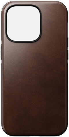 Nomad Goods Modern deksel iPhone 14 Pro Brun skinn