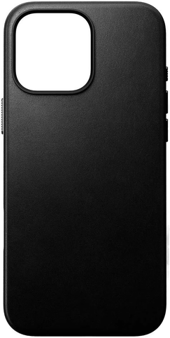 Nomad Traditional Lærveske iPhone 16 Pro Max - Svart