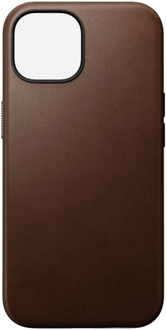 Nomad Goods Modern Deksel iPhone 15 Brun Skinn