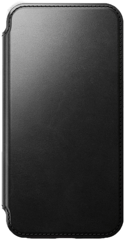 Nomad Modern Horween Leather Folio iPhone 15 Pro - Svart