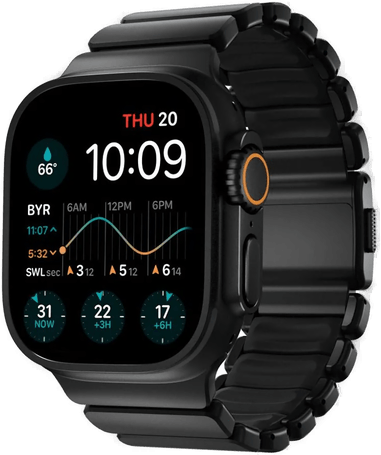 Nomad Stratos Band Black Titanium 45/46/49mm