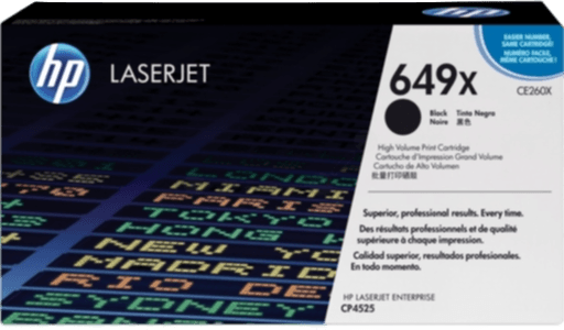 HP 649X Tonerkassett Svart CE260X