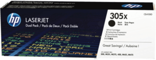 HP 305X Tonerkassett Svart CE410XD