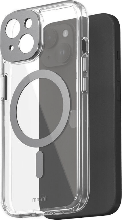 Moshi iGlaze iPhone 15 - Meteorite Grey