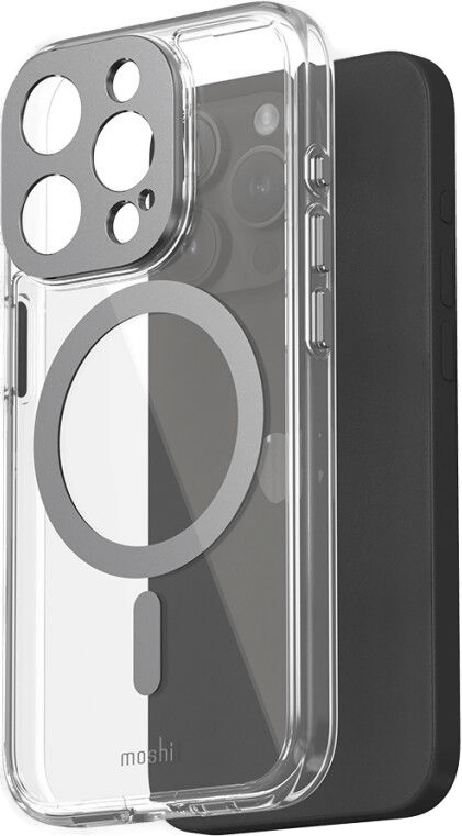 Moshi iGlaze iPhone 15 Pro - Meteorite Grey
