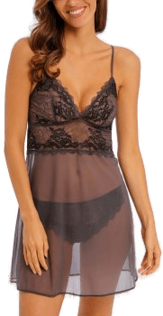Wacoal Lace Perfection Chemise Svart