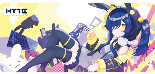 Hyte Bunny Splash Musematte 900x400mm