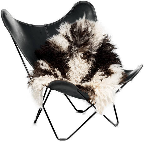 Natures Collection Saueskinn Krøllet 90x60 cm