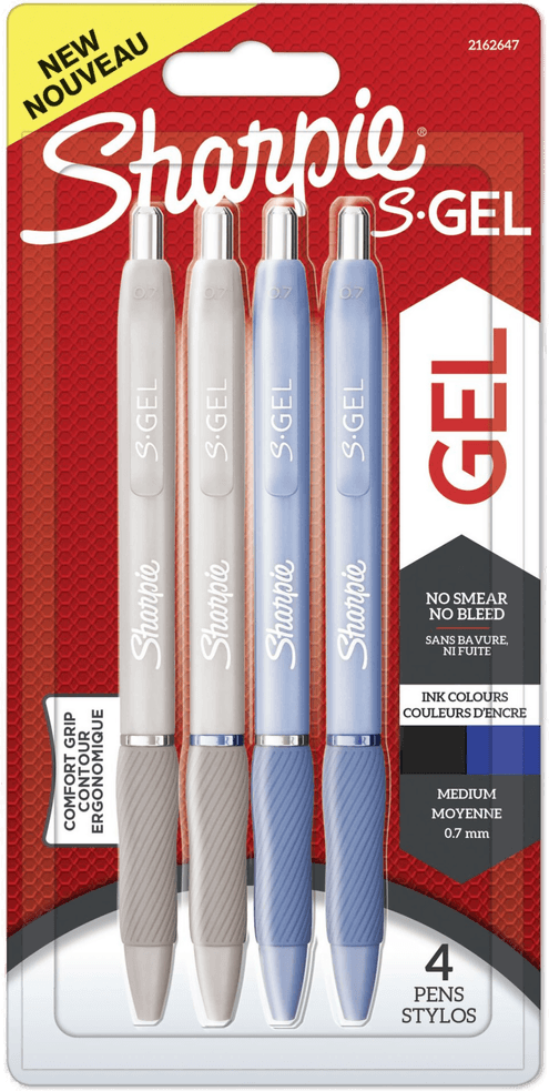 Sharpie S-Gel 0,7 mm (4-pack)