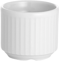 Pillivuyt Plissé eggeglass Hvit