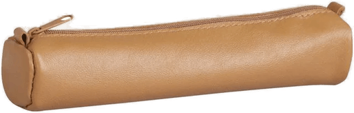Pennal Age Bag Ø4x18,5 cm skinn brun