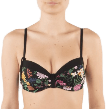Chantelle Flowers Memory Foam Bikini Bra