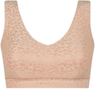 Chantelle Soft Stretch Padded V Neck Bra Beige