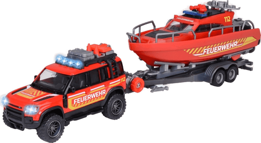 Majorette Land Rover Brannbil