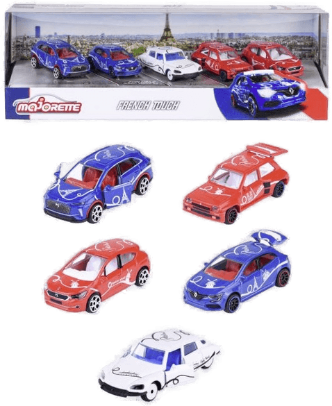 Majorette French Touch Biler 5-Pack