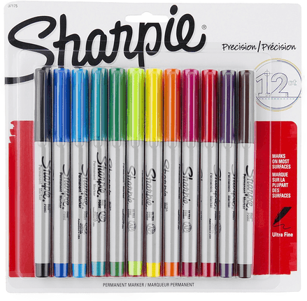 Sharpie Ultrafine Marker 12-pakke