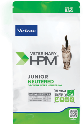 Virbac Veterinary HPM Junior Neutered Cat 3 kg