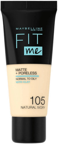 Maybelline New York Fit Me Matte + Poreless 105 Natural Ivory
