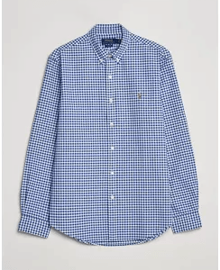Ralph Lauren Slim Fit Shirt Oxford Blue/White Gingham