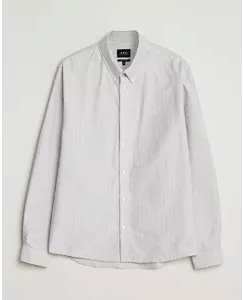Apc Greg Striped Oxford Shirt