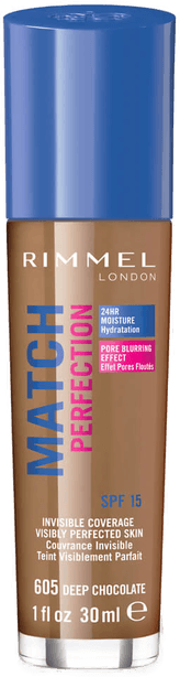 Rimmel Match Perfection 605 Deep Chocolate