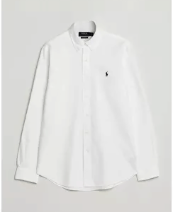 Ralph Lauren Custom Fit Oxford Skjorte Hvit