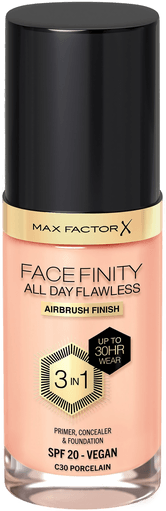 Max Factor Facefinity All Day Flawless 3 in 1 Foundation 30 Porcelain
