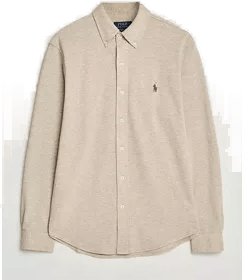 Ralph Lauren Featherweight Mesh Shirt Tuscan Beige