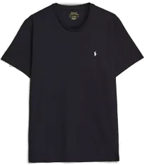 Ralph Lauren Liquid Cotton Crew Neck T-Shirt Black