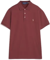 Ralph Lauren Luxury Pima Cotton Polo Red Wine