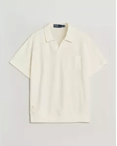 Ralph Lauren Knitted Polo Pale Cream