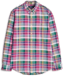 Ralph Lauren Custom Fit Checked Shirt Pink/Blue