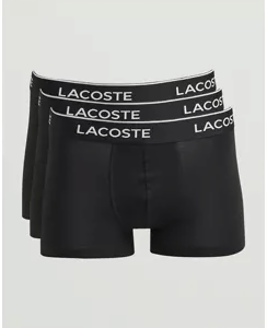 Lacoste 3-Pack Stretch Cotton Trunks