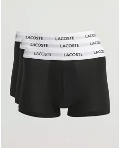 Lacoste Stretch Cotton Trunks 3-Pack