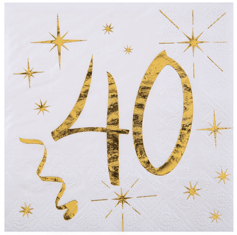 Santex Servietter 40 Gull - 20-pakning