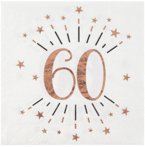 Santex Servietter Sparkling Tall Roségull