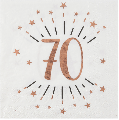 Santex Servietter Sparkling Roségull 70