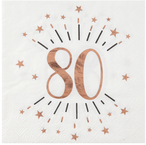 Santex Servietter Sparkling Tall Roségull